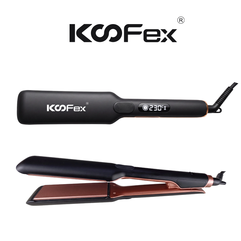 KooFex KF-9210A ODM/OEM PTC 8 temperatuuriga professionaalne infrapuna-negatiivsete ioonidega juuste sirgendaja