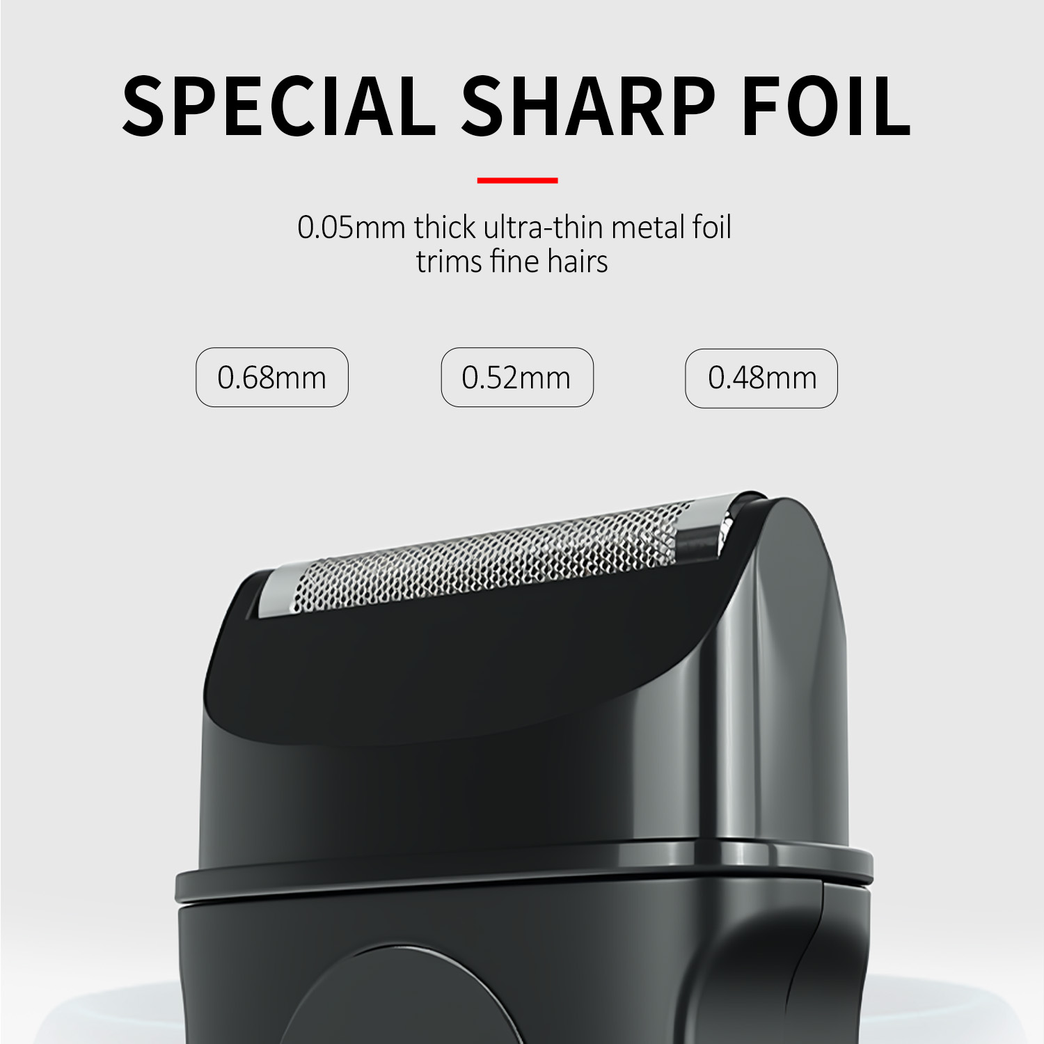 KooFex KF-6412 Mini Dual Foil Shaver Cordl...