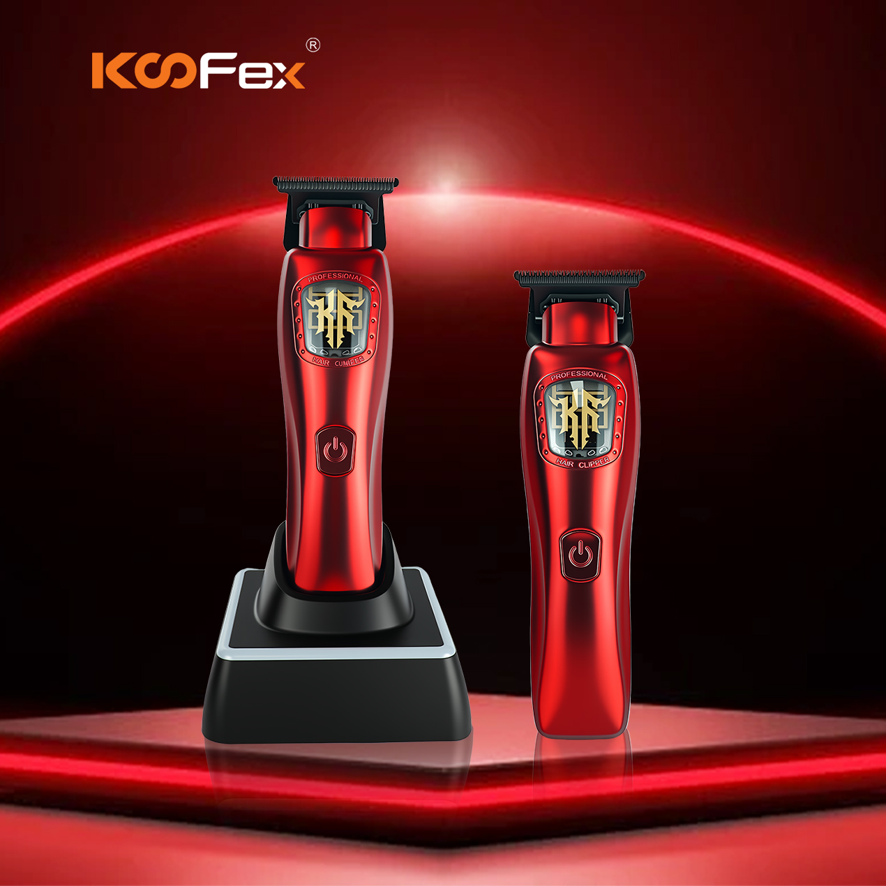 KooFex KF-6609 Pro Hair Trimmer with Metal Dock & Magnetic Levitation Motor