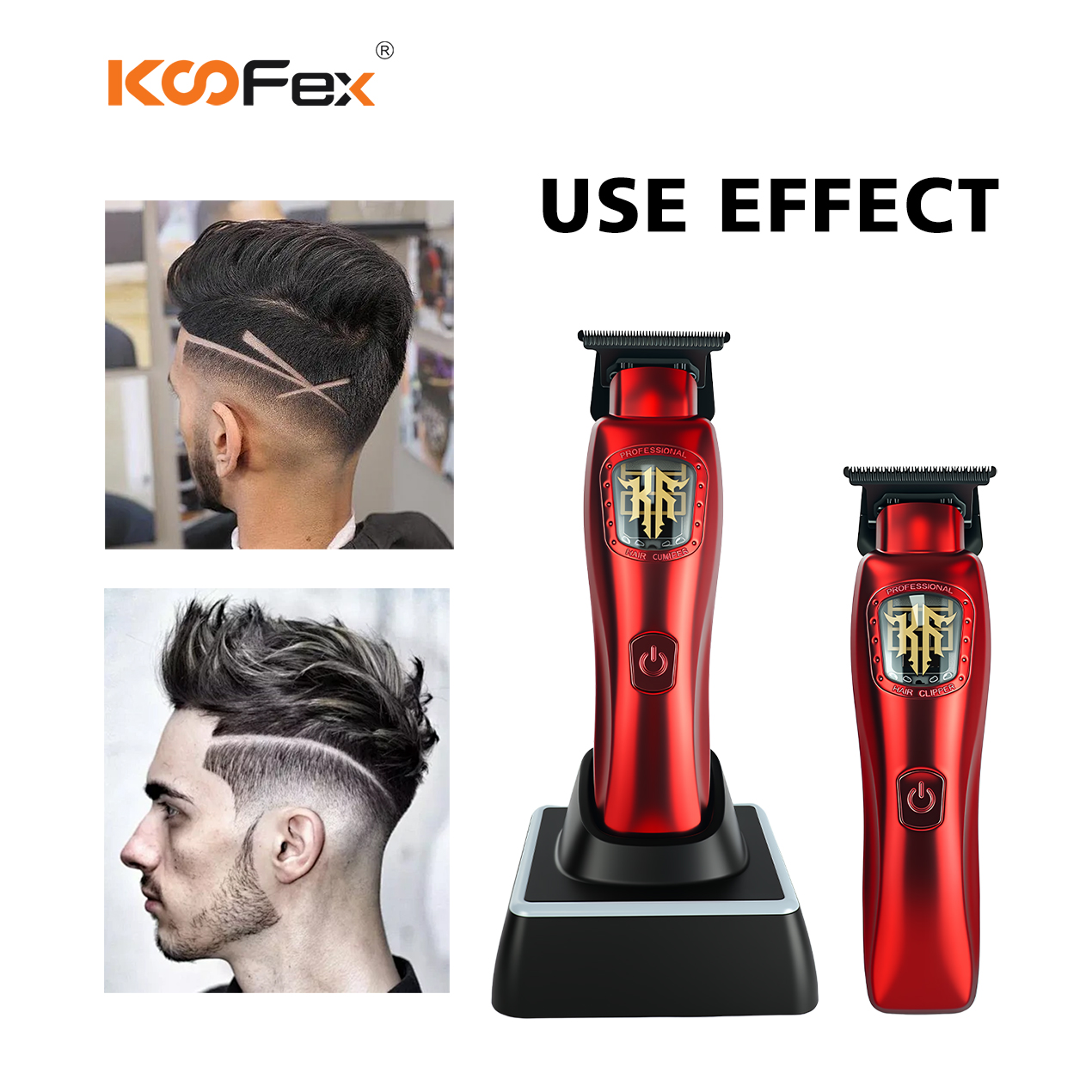 KooFex KF-6609 Pro Hair Trimmer with Metal Dock & Magnetic Levitation Motor