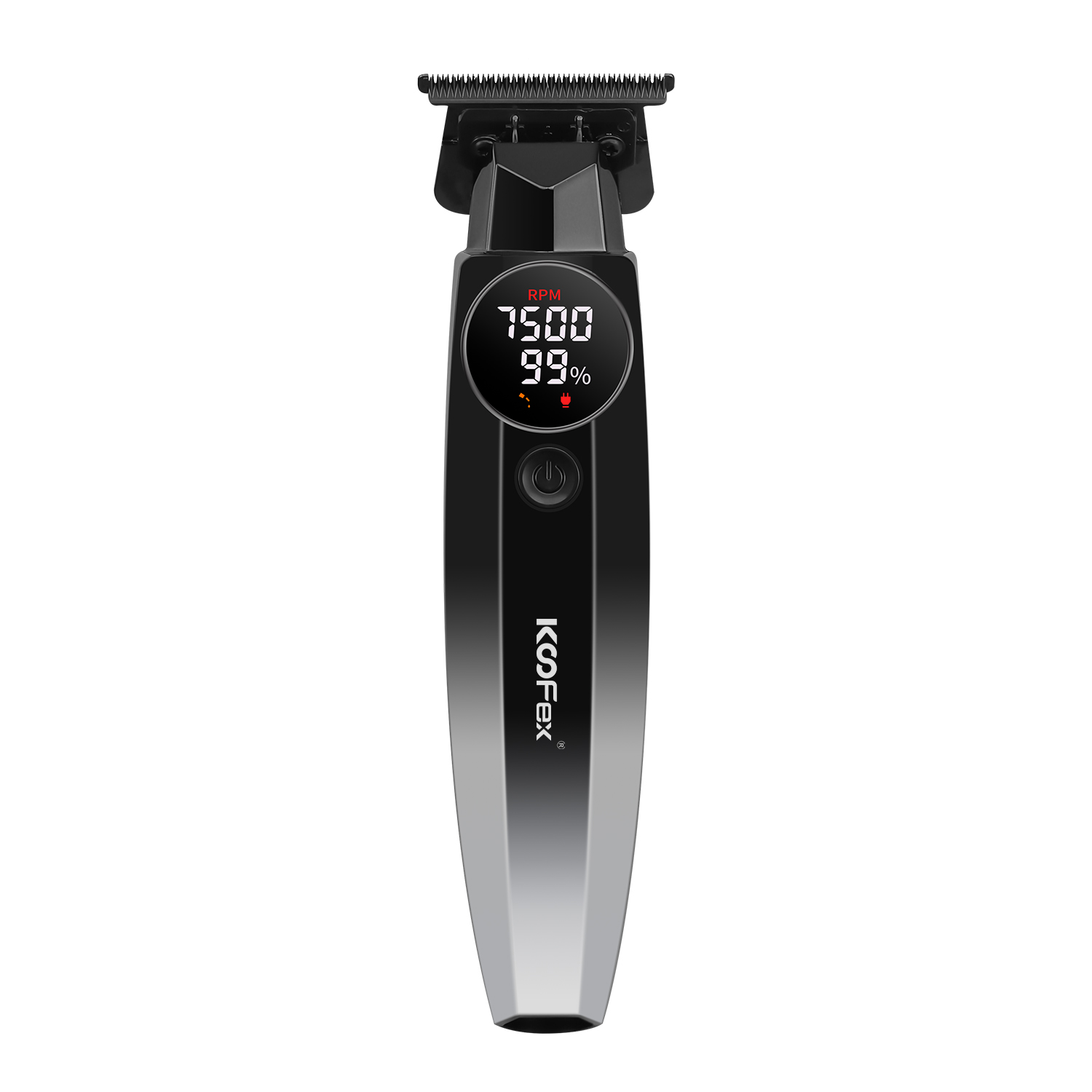 KF-6394 Professional Powerful Hair Clipper Trimmer Kit LCD Power Display Rechargeable Electric Barber Shaving Machine