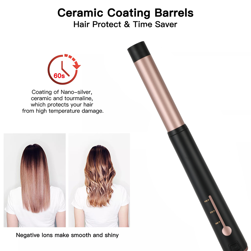 Manufacturing Companies for Self Spinning Curling Iron -
KooFex Portable Hair Curler LED Display Anti-Touch Switch Rechargeable Cordless Hair Curler - KooFex