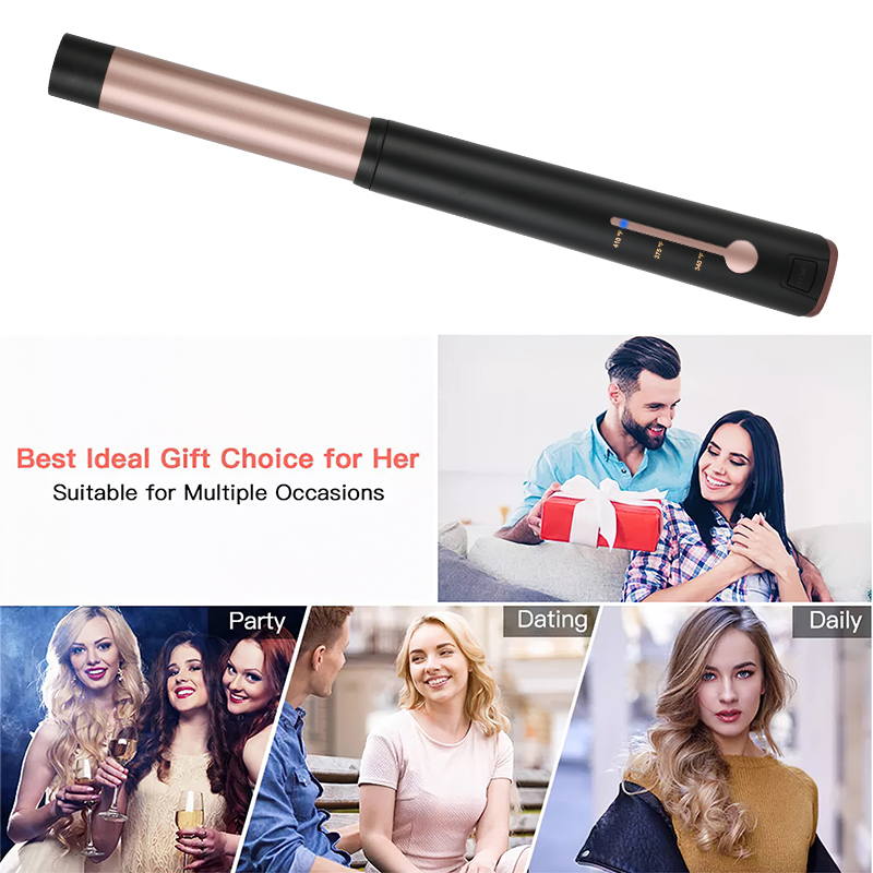 Manufacturing Companies for Self Spinning Curling Iron -
KooFex Portable Hair Curler LED Display Anti-Touch Switch Rechargeable Cordless Hair Curler - KooFex