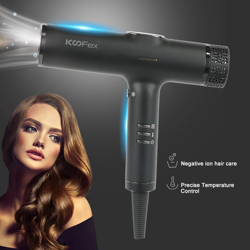Wholesale Dealers of Hair Dryer With Diffuser -
KooFex Professional High Speed Hair Dryer 110000 RPM BLDC Motor Brushless Hair Dryer - KooFex