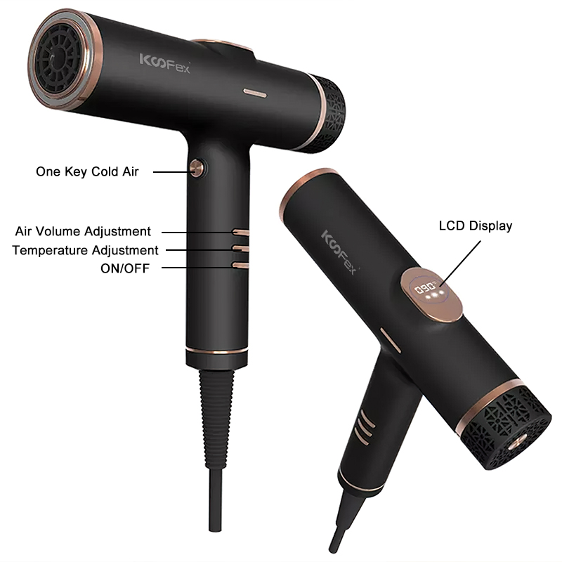 Wholesale Dealers of Hair Dryer With Diffuser -
KooFex Professional High Speed Hair Dryer 110000 RPM BLDC Motor Brushless Hair Dryer - KooFex