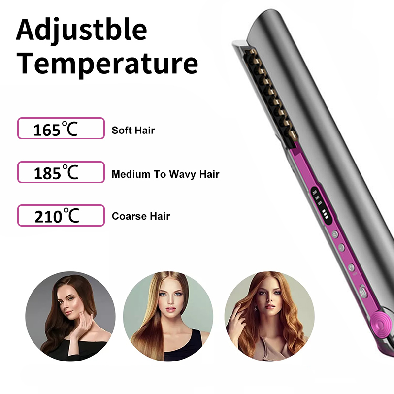 8 Year Exporter Curler And Straightener Set -
KooFex Hair Straightener Wireless Mini Flat Iron Strap On Airplane Travel Hair Straightener - KooFex