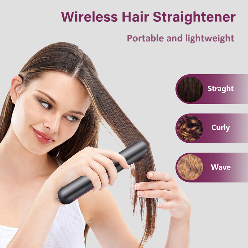 8 Year Exporter Curler And Straightener Set -
KooFex Hair Straightener Wireless Mini Flat Iron Strap On Airplane Travel Hair Straightener - KooFex