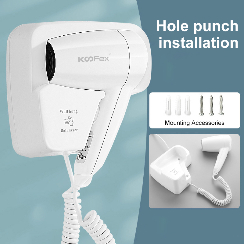 Factory Supply Curly Hair Dryer Diffuser -
OEM Hotel Professional Hair Dryer 1300W Wall Mounted Bathroom Hair Dryer - KooFex