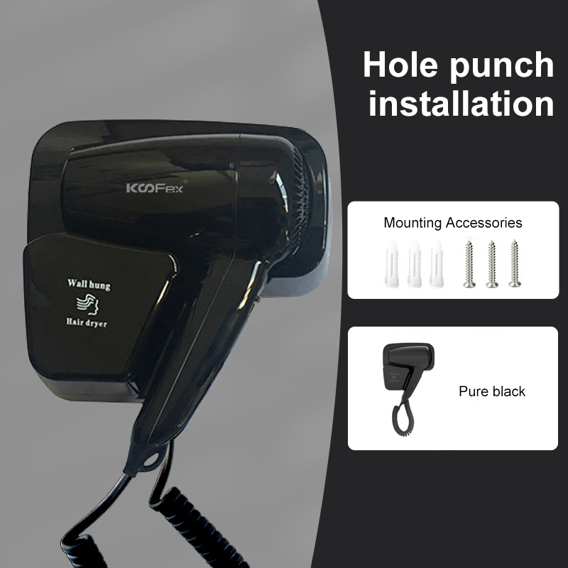 Factory Supply Curly Hair Dryer Diffuser -
OEM Hotel Professional Hair Dryer 1300W Wall Mounted Bathroom Hair Dryer - KooFex