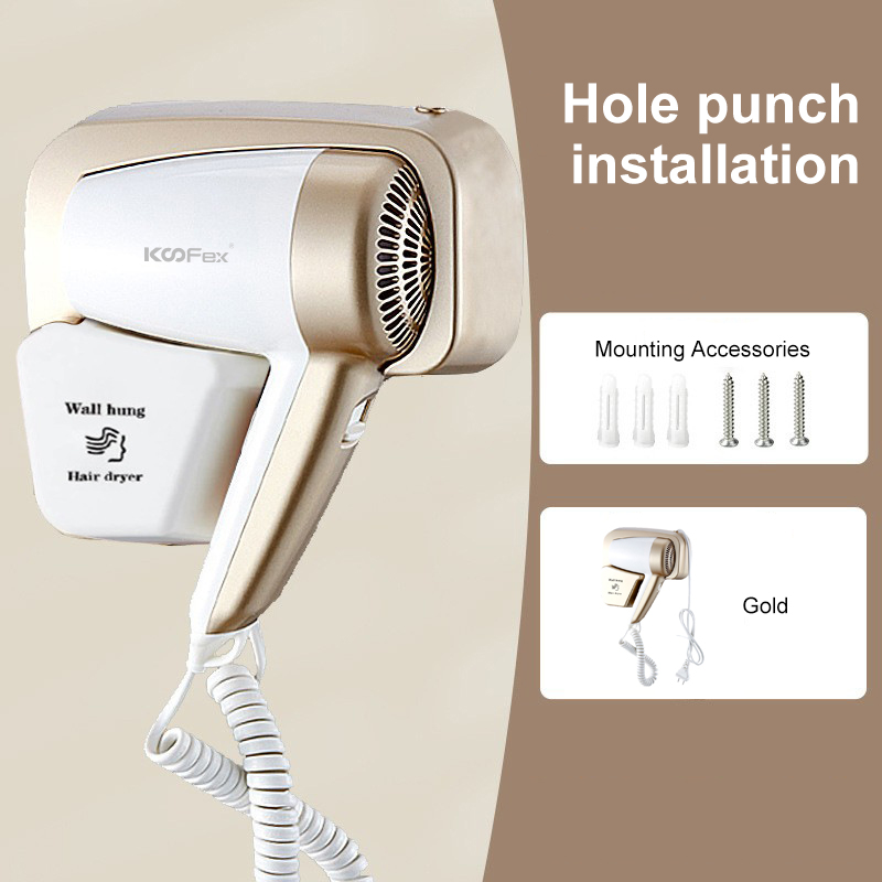 Factory Supply Curly Hair Dryer Diffuser -
OEM Hotel Professional Hair Dryer 1300W Wall Mounted Bathroom Hair Dryer - KooFex