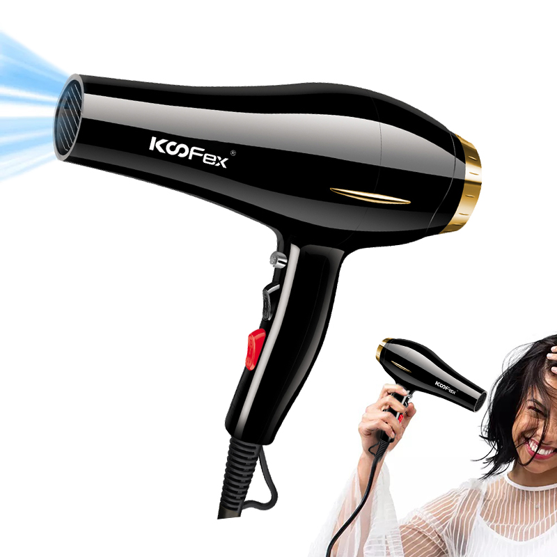 Special Price for Rechargable Hair Dryer -
KooFex Powerful AC Motor 2400W Hair Dryer Negative Ion Home Professional Salon Hair Dryer - KooFex