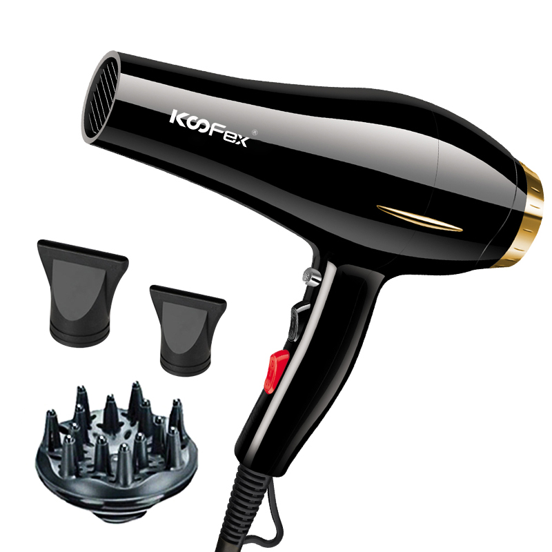 Special Price for Rechargable Hair Dryer -
KooFex Powerful AC Motor 2400W Hair Dryer Negative Ion Home Professional Salon Hair Dryer - KooFex