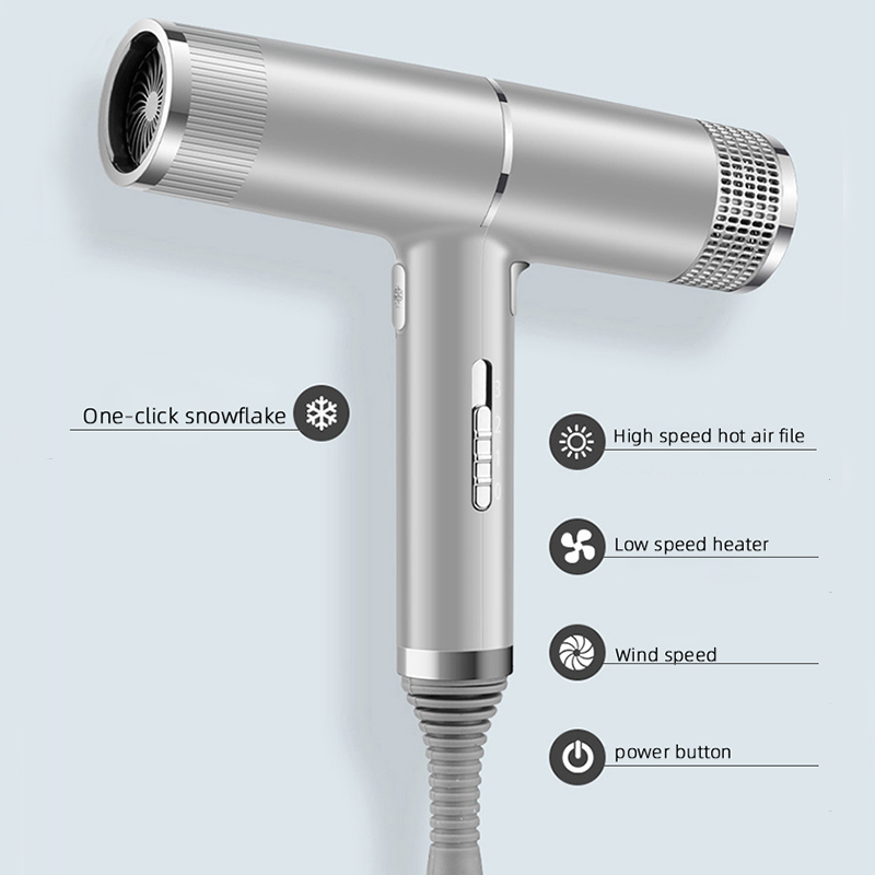 Factory source Bathroom Hair Dryer -
$8 Hair Dryer Negative Ionic Household Salon Hot And Cold Wind Hair Dryer - KooFex