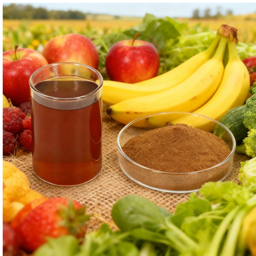 Engrais organique agricole à base de fulvate de potassium 100 % soluble dans l'eau (3)
