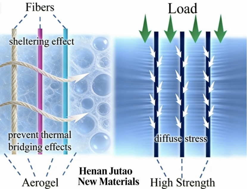 Fábricas de painéis de aerogel: aerogéis à base de sílica reforçados com fibras.
