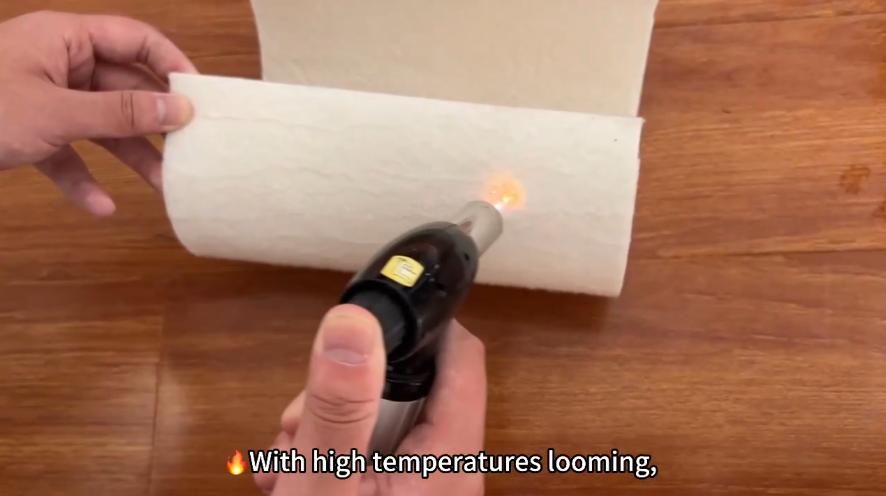 Tès dife Aerogel!