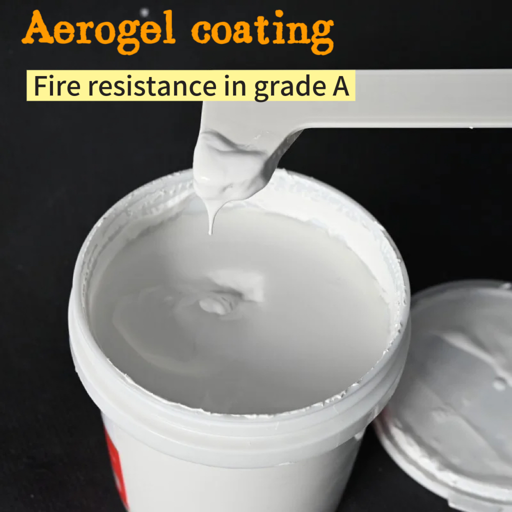 Water-Based Aerogel Insulation Coating For Industrial Pipe & Building Roof
