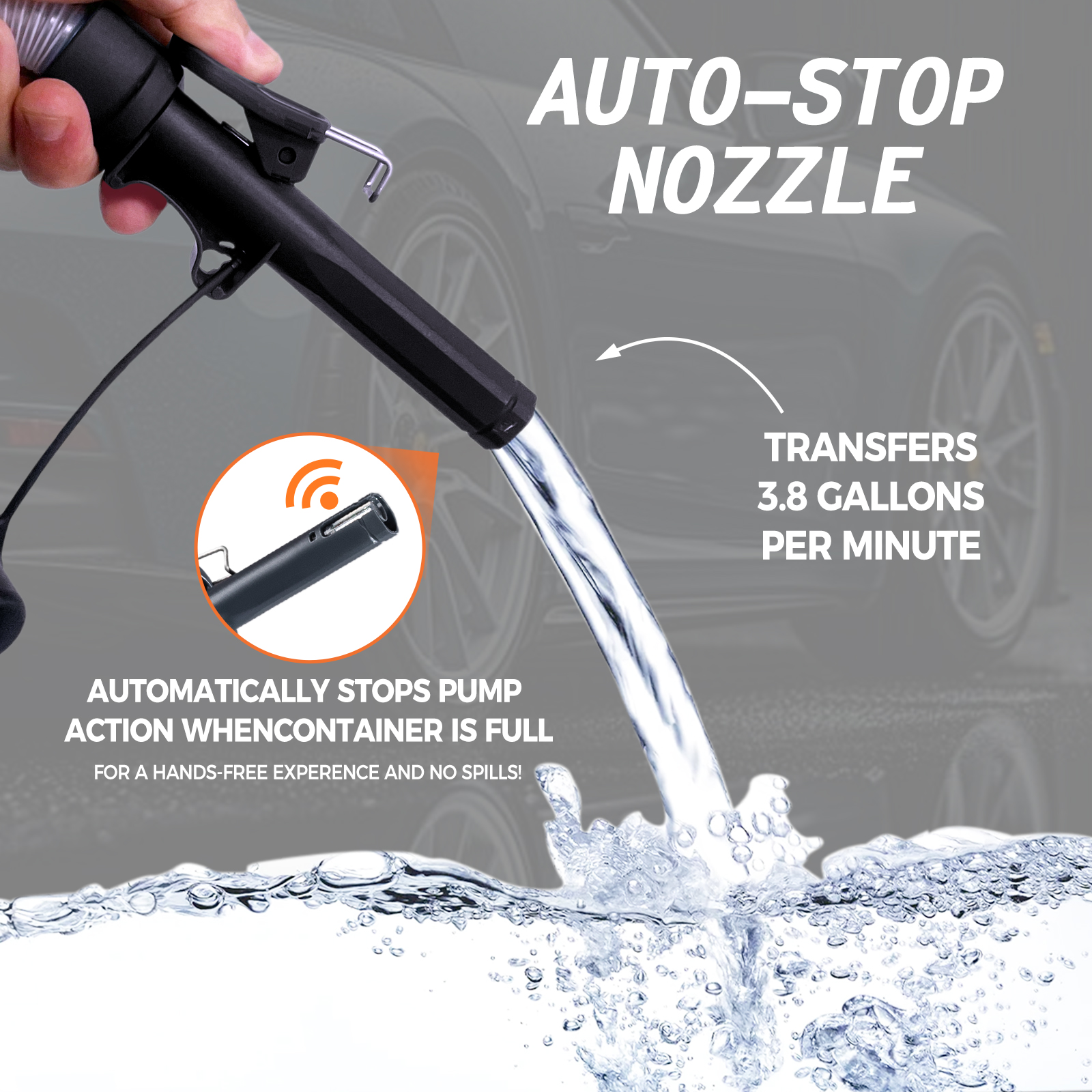 FN701CA-USB | Automatic Portable Battery and USB Powered Fuel Transfer Pump detail 05