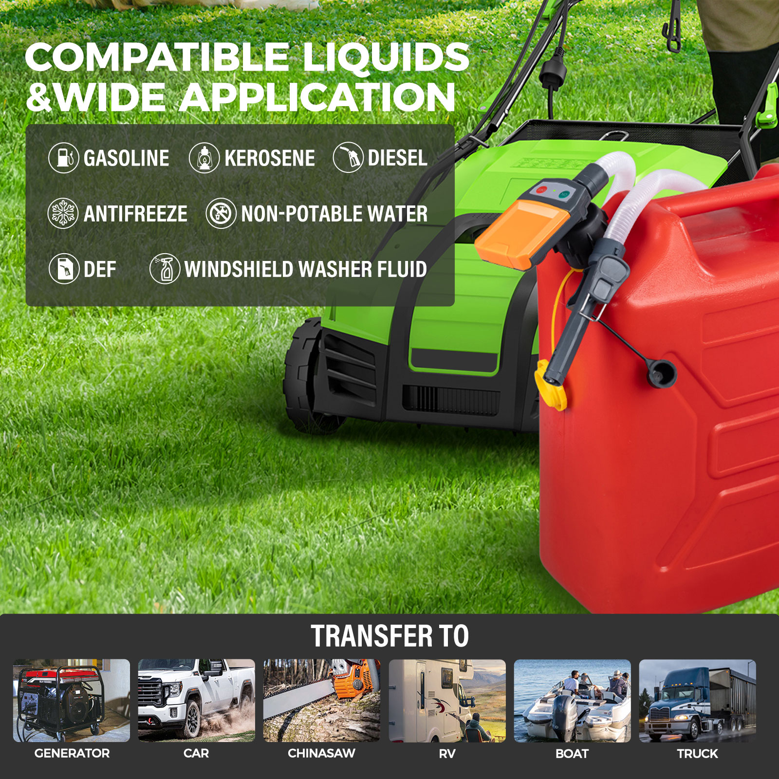 FN701CA-USB | Automatic Portable Battery and USB Powered Fuel Transfer Pump detail 06