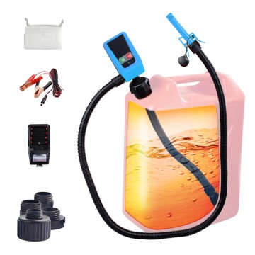 FN802A | Automatic Portable Battery and DC Powered Fuel Transfer Pump (Blue)