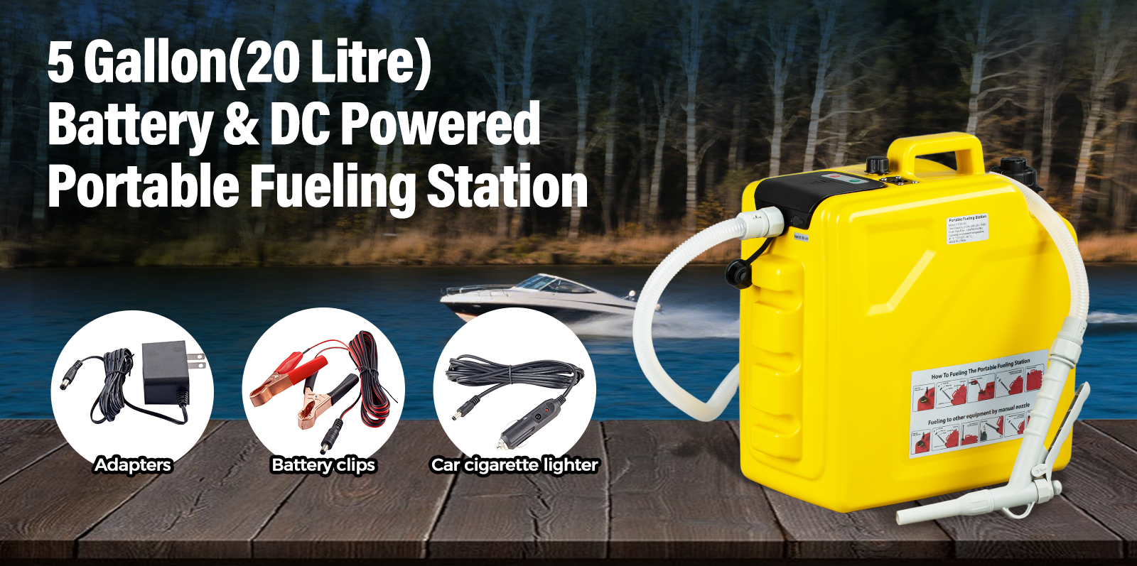 FT705-DC | 5 Gallon(20 Litre) Battery & DC Powered Supply Portable Fueling Station detail 05