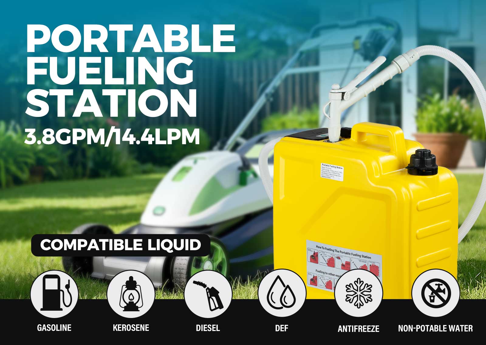 FT705-DC | 5 Gallon(20 Litre) Battery & DC Powered Supply Portable Fueling Station detail 03