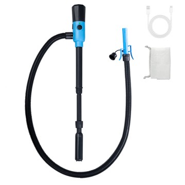 FN201A-USB | Battery Powered Telescopic Fuel Transfer Pump (Blue)