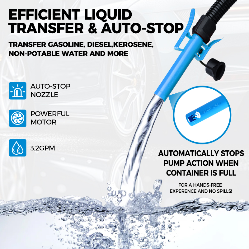 FN201A-USB | Battery Powered Telescopic Fuel Transfer Pump 04