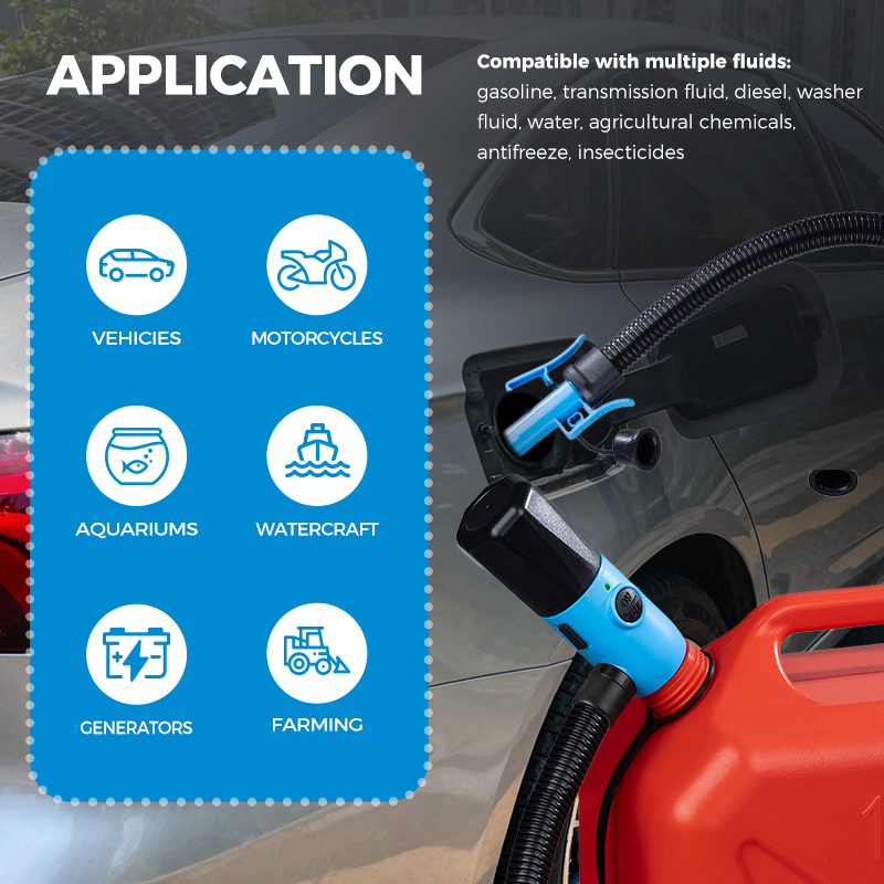 FN201A-USB | Battery Powered Telescopic Fuel Transfer Pump