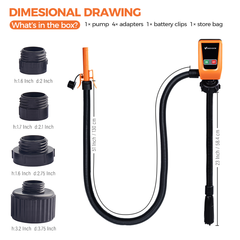 Automatic Portable Fuel Transfer Pump...