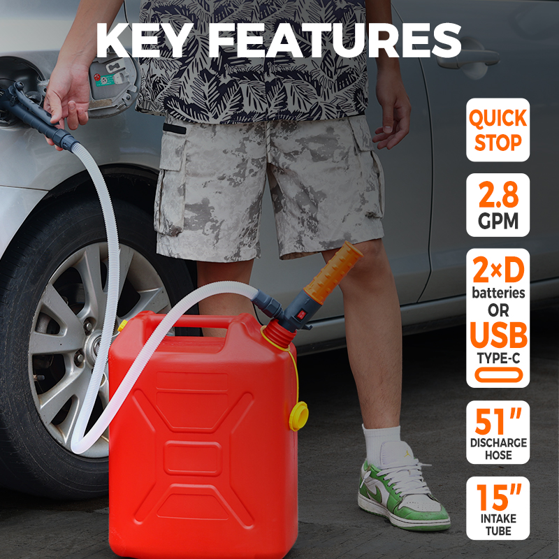 FN101CM-USB | Battery & USB Powered Fuel Transfer Pump