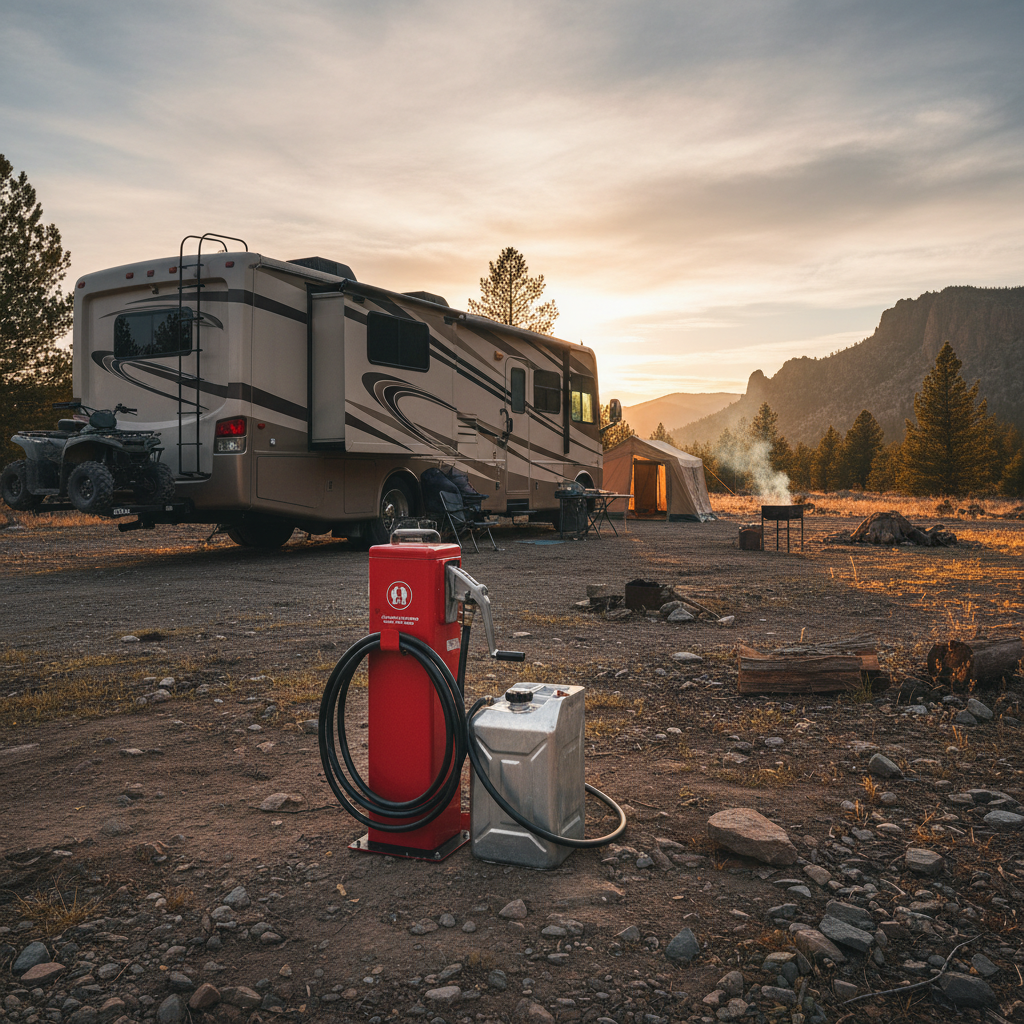 Pump For Gas For Outdoor Camping And Rvs