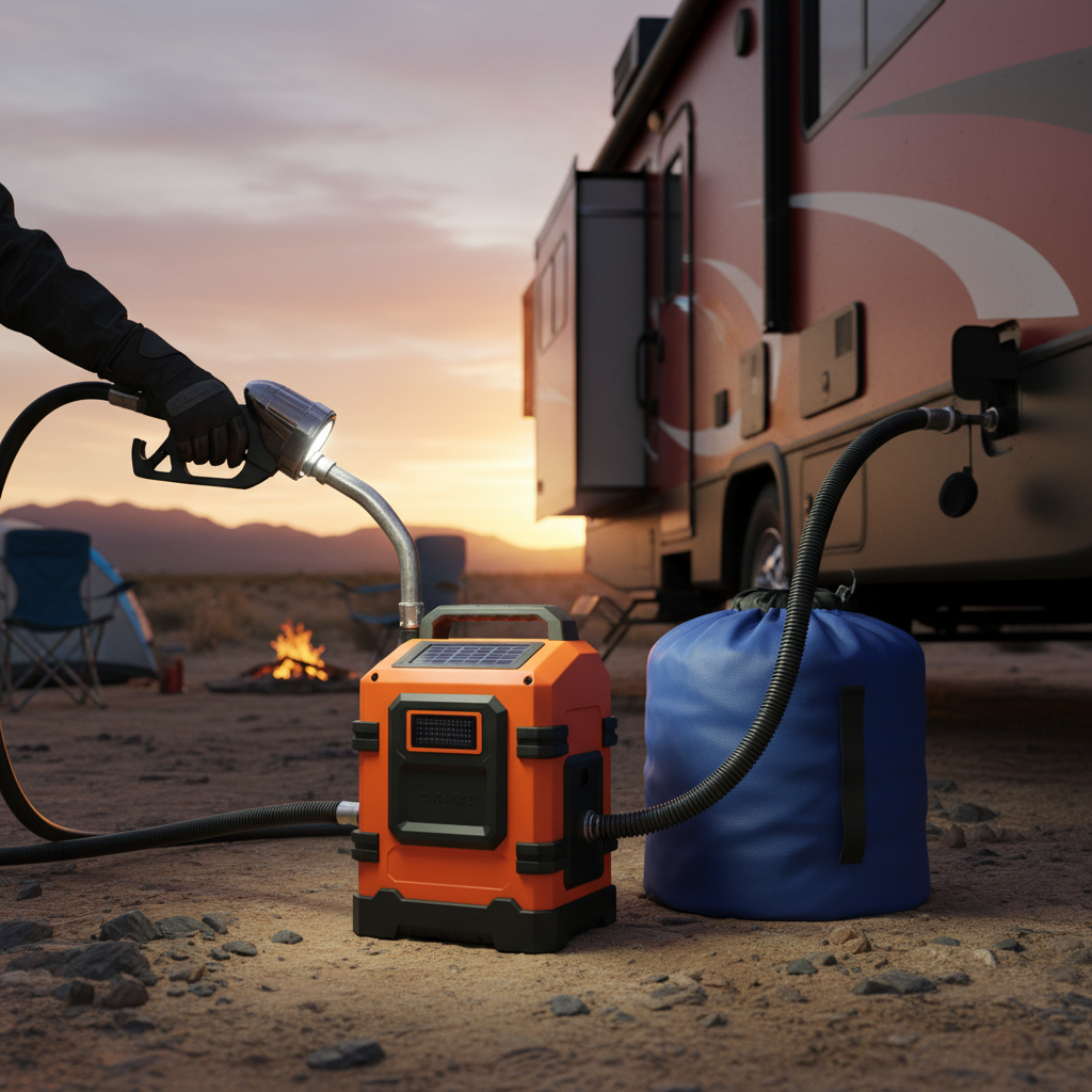 Electric Pump Gas For Outdoor Camping And Rvs