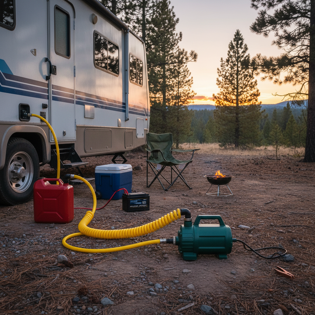 12v Gas Transfer Pump For Outdoor Camping And Rvs