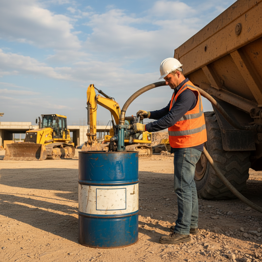 55 Gallon Drum Pump For Construction Site Equipment
