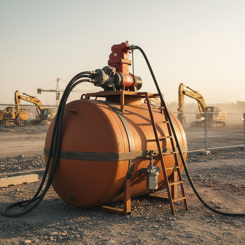 Pump Gas Tank For Construction Site Equipment