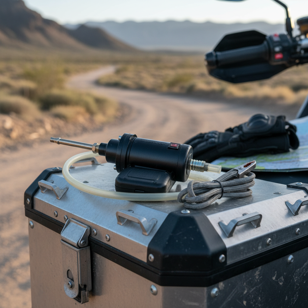 Gas Fuel Transfer Pump For Motorcycle Travel Kits
