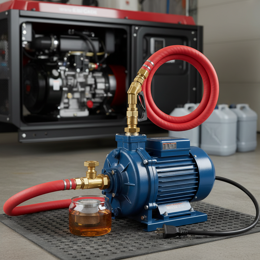 120v Fuel Transfer Pump For Backup Generator Support