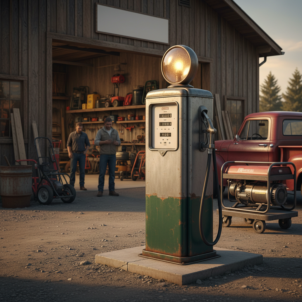 Home Gas Pump For Hardware And Tool Rental Shops