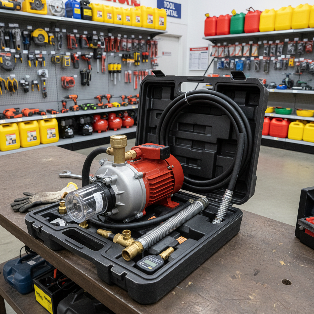 Diesel Transfer Pump Kit For Hardware And Tool Rental Shops