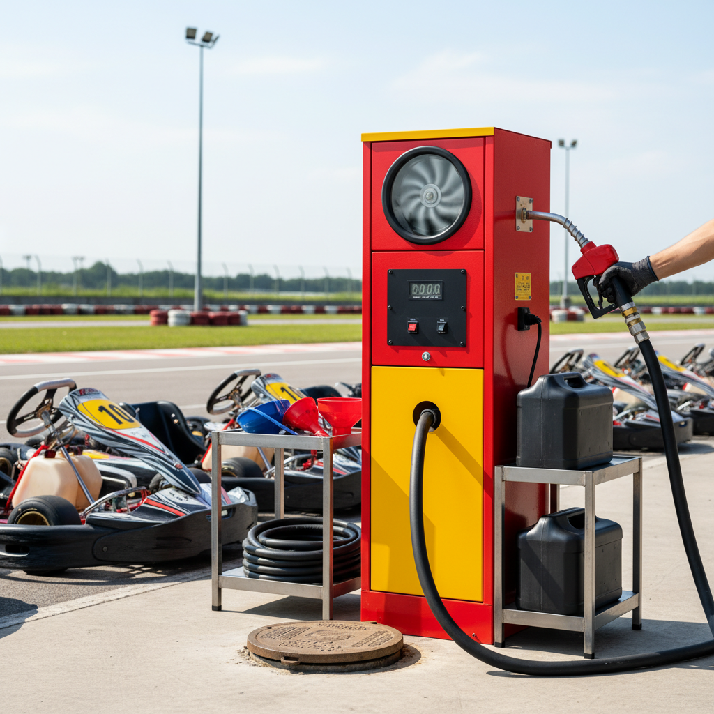 Gasoline Transfer Pump For Go-Kart Racing Tracks
