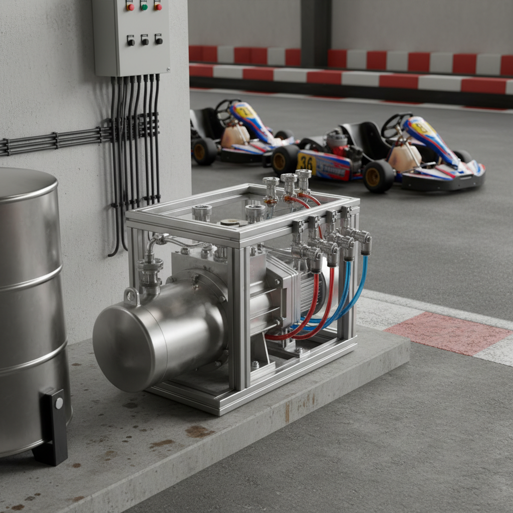 Automatic Transfer Pump For Go-Kart Racing Tracks