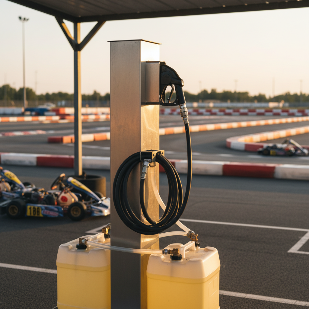 Gas Fuel Transfer Pump For Go-Kart Racing Tracks