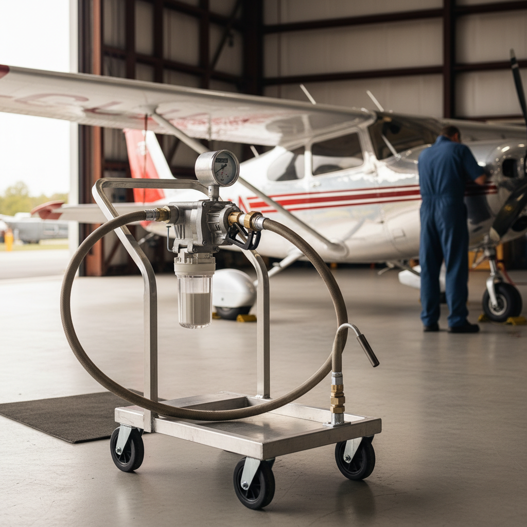 Gasoline Transfer Pump For Small Aircraft Maintenance