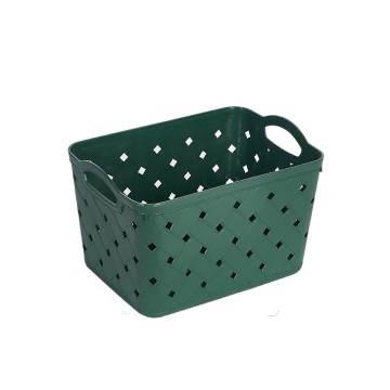 PP Plastic Basket, Ventilated Storage Organizer for Home Daily Use