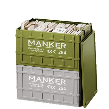 Foldable & Large Capacity Storage Box: Industrial-Style Organizer for Home, Toys & Clothes