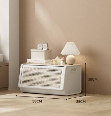Stackable Plastic Drawers with Lids, Modular Storage Boxes for Organizing and Easy Stacking