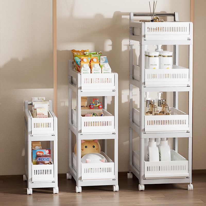 Space-efficient Plastic Storage Cart