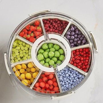 Airtight Kitchen Spice Storage Containers with Lids, BPA-Free Plastic