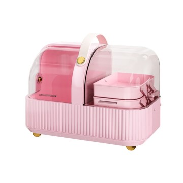 Plastic Cosmetic Drawer Organizer, Portable Layered Storage for Bathroom and Dorm